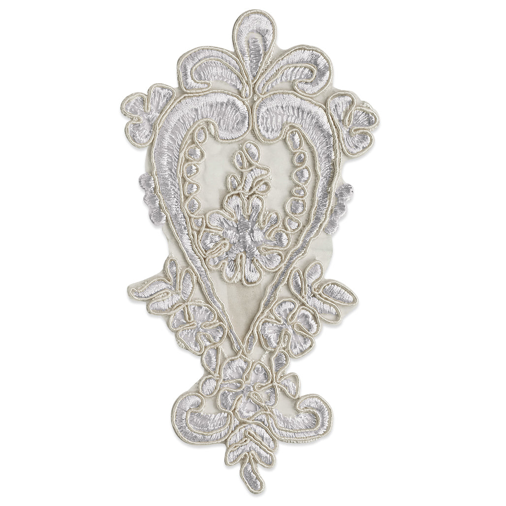 Vintage Bridal Lace Applique Ivory Bridal
