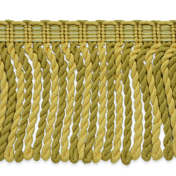 Conso Multicolored Bullion Fringe Trim (3") (Sold by the Yard) Yellow Multi Bullion Fringe