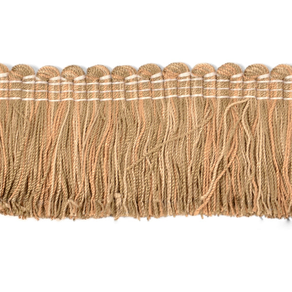 Conso Brush Fringe Trim (1 3/4") Sage Multi Brush & Loop Fringe