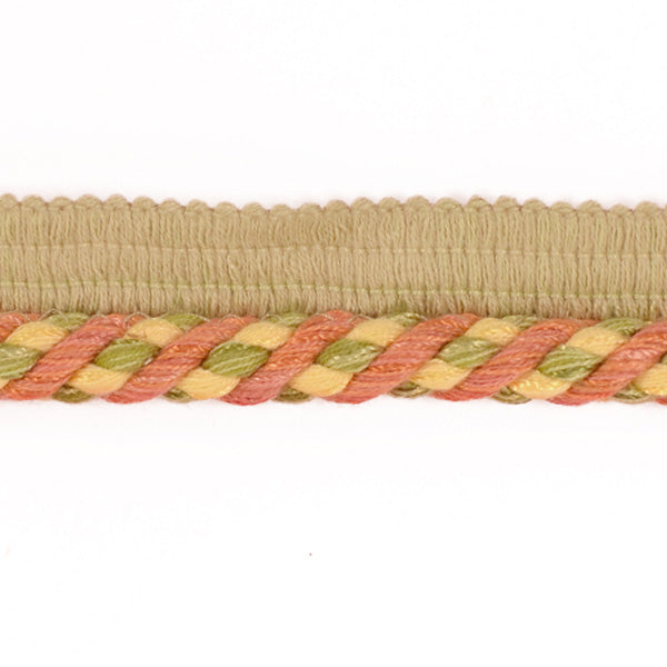 3/8" Conso Twisted Lip Cord Trim. Sage Multi 3/8" Cords & Lip Cords