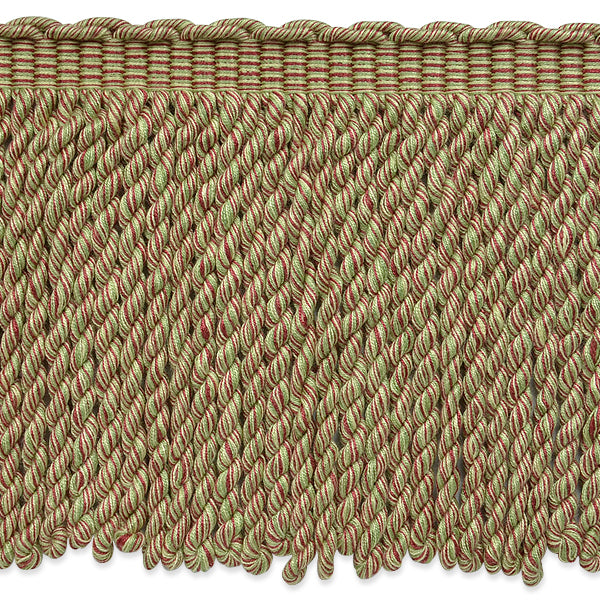 Conso Twisted Bullion Fringe Trim (6") (Sold by the Yard) Sage Multi Bullion Fringe