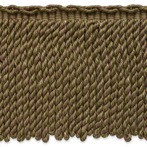 Conso Twisted Bullion Fringe Trim (6") (Sold by the Yard) Brown Multi Bullion Fringe
