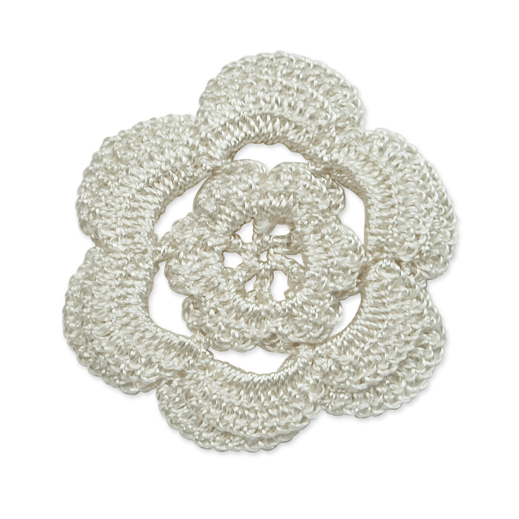 Beatrice Crochet Doily (Sold by the Yard) Appliques