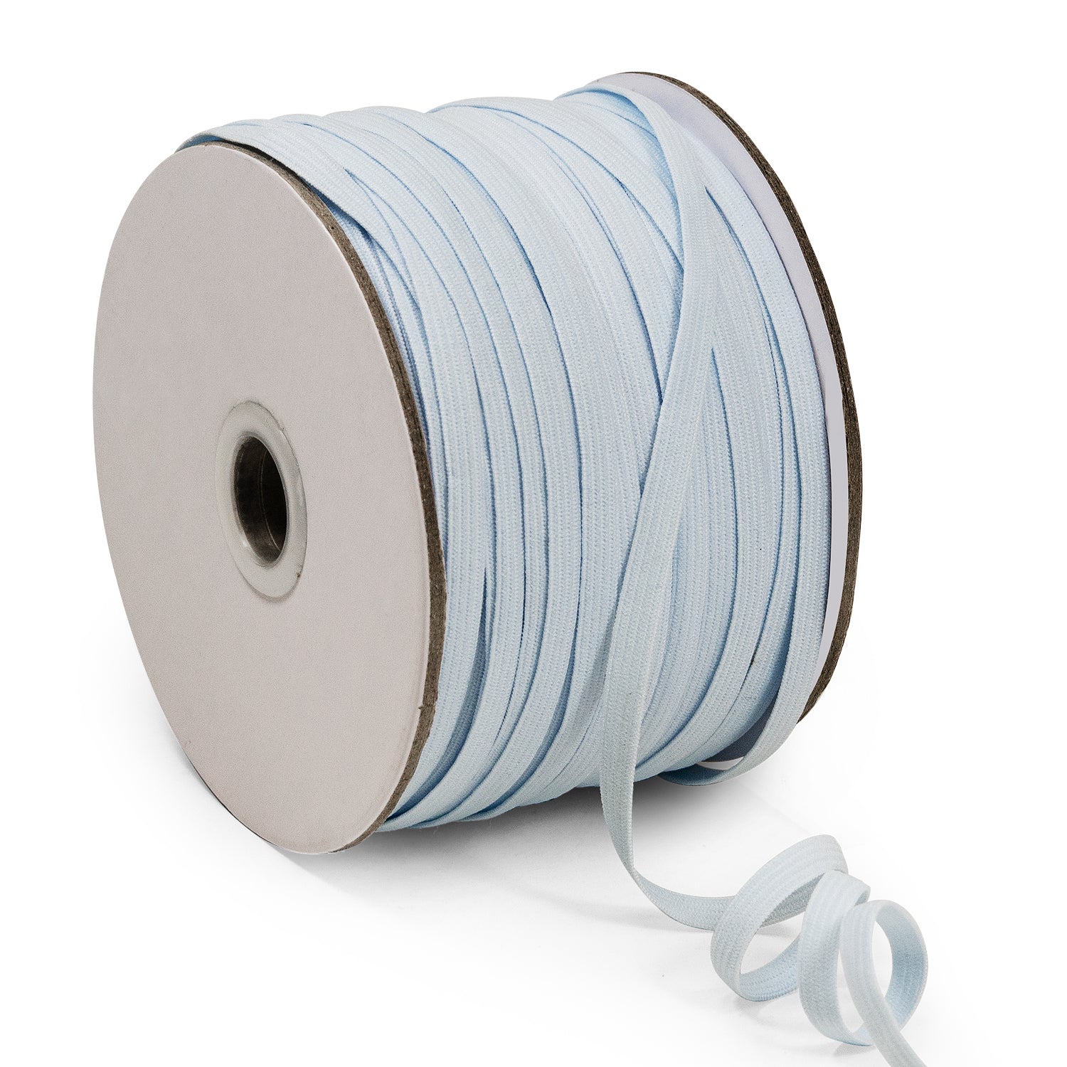 1/4" Elastic Band - 100 Yard Spool Baby Blue Elastic