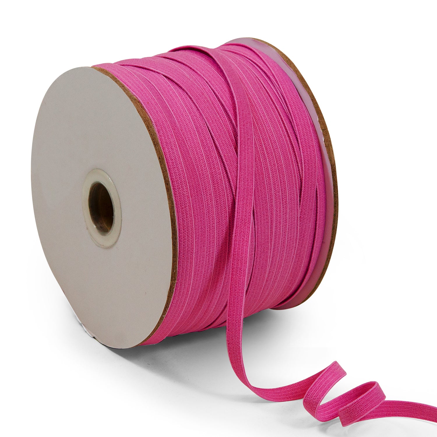 1/4" Elastic Band - 100 Yard Spool Fuchsia Elastic