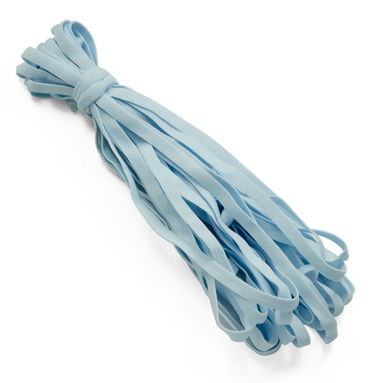 1/4" Elastic Band - 10 Yards Baby Blue