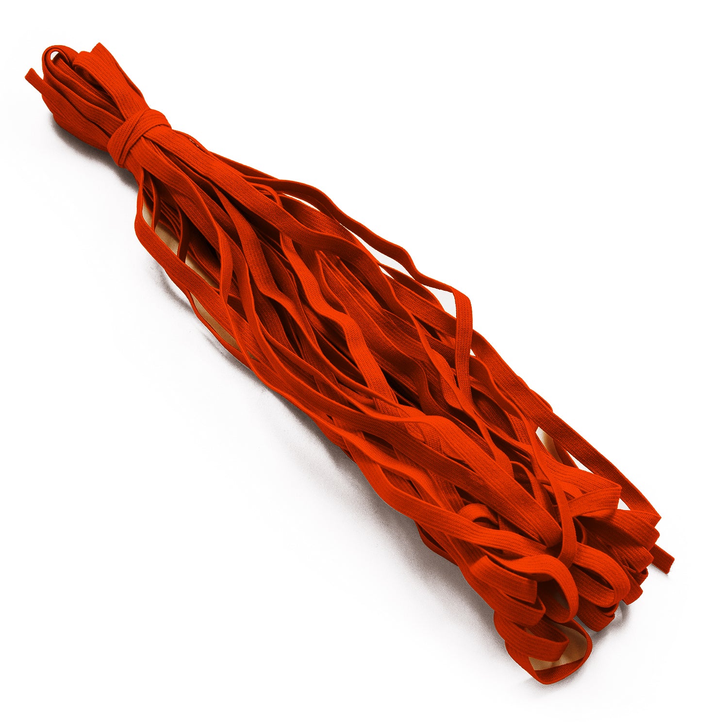 1/4" Elastic Band - 10 Yards Orange