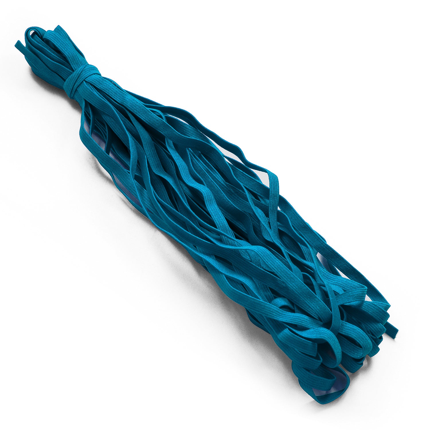 1/4" Elastic Band - 10 Yards Teal
