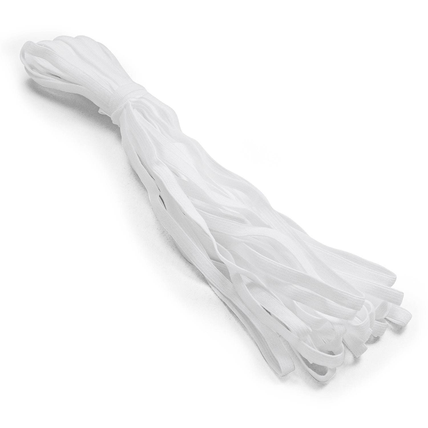 1/4" Elastic Band - 10 Yards White