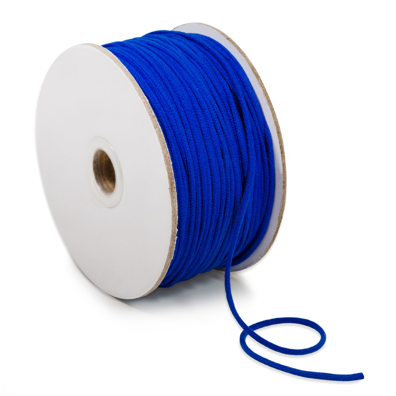 1/8" Soft Knit Elastic Cord - 100 Yard Spool Royal Blue