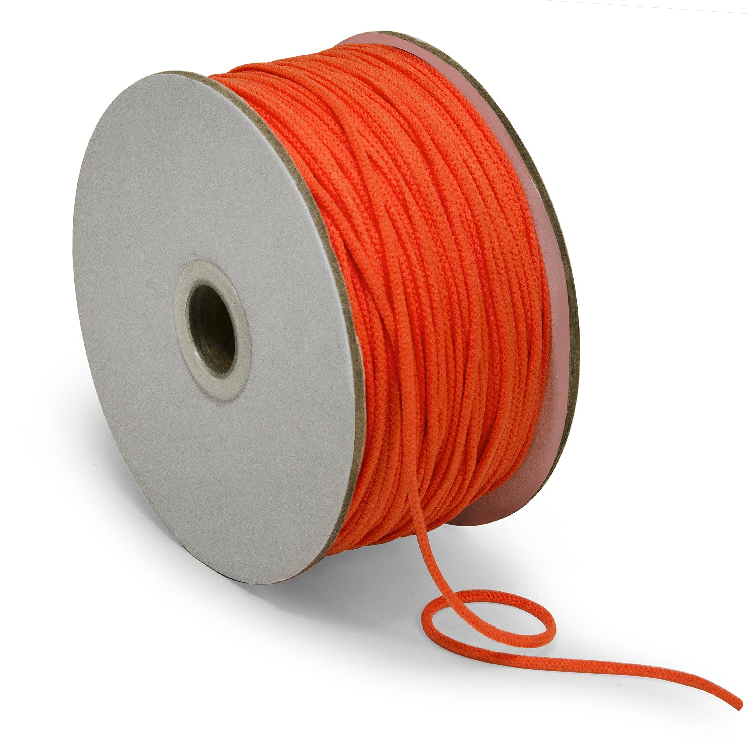 1/8" Soft Knit Elastic Cord - 100 Yard Spool Orange