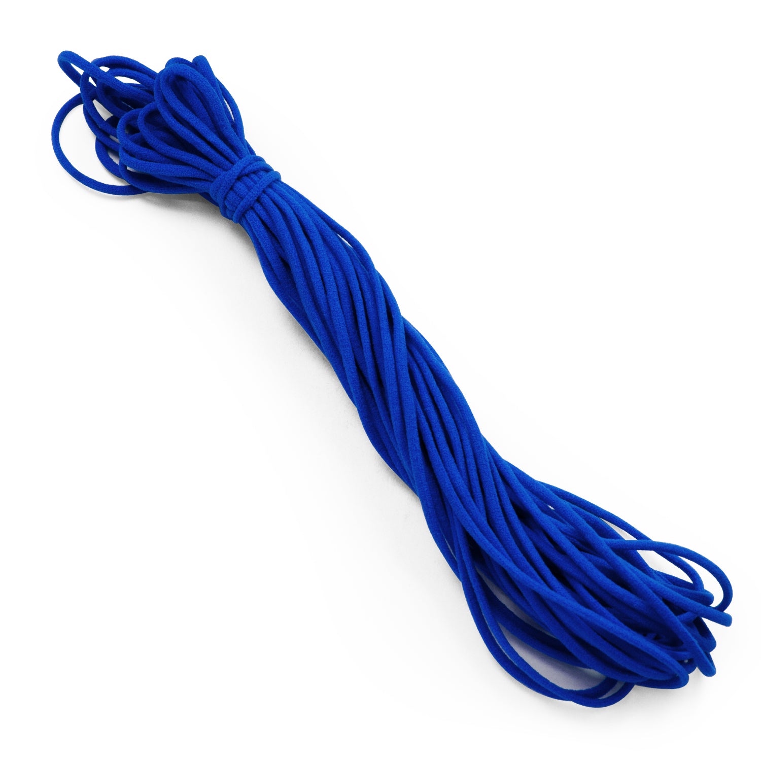 1/8" Soft Knit Elastic Cord - 10 Yards Royal Blue