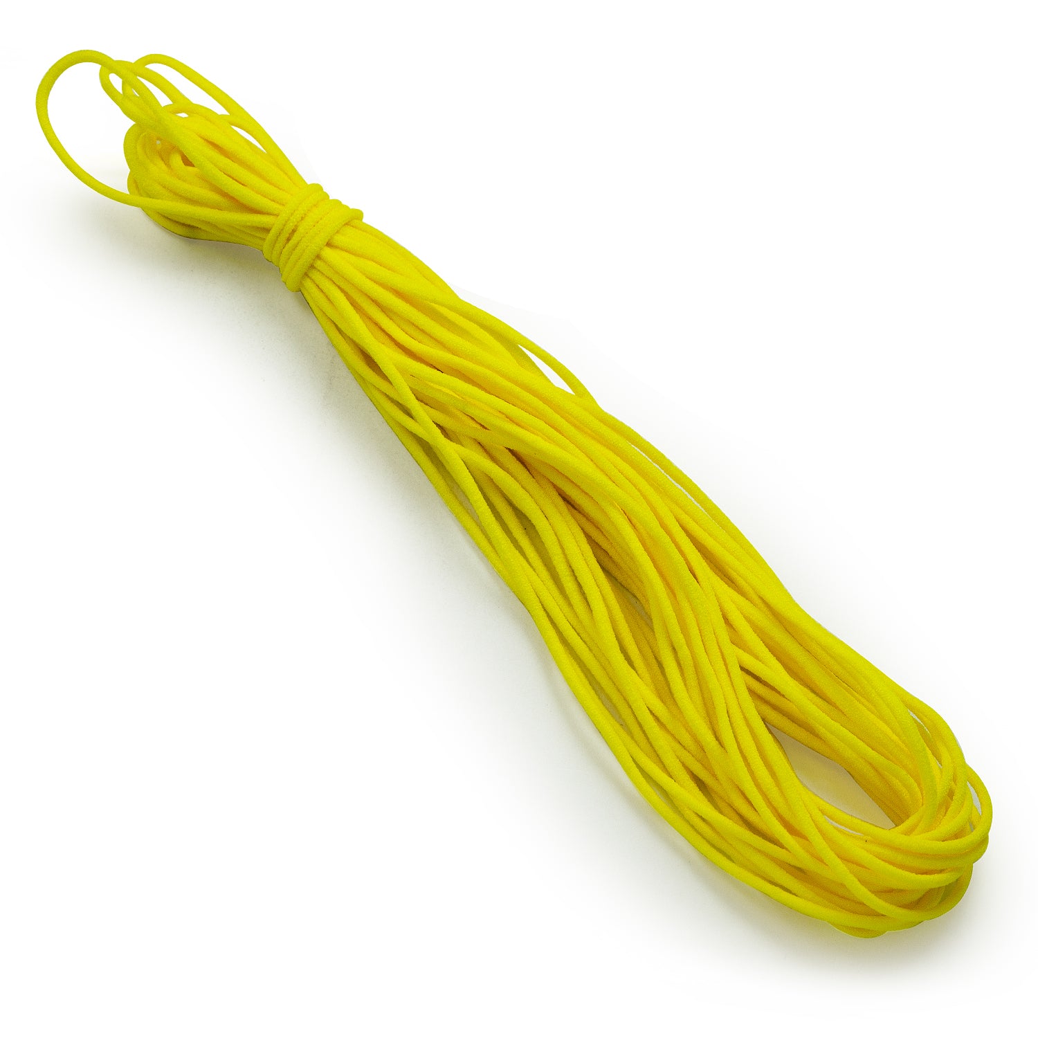 1/8" Soft Knit Elastic Cord - 10 Yards Yellow