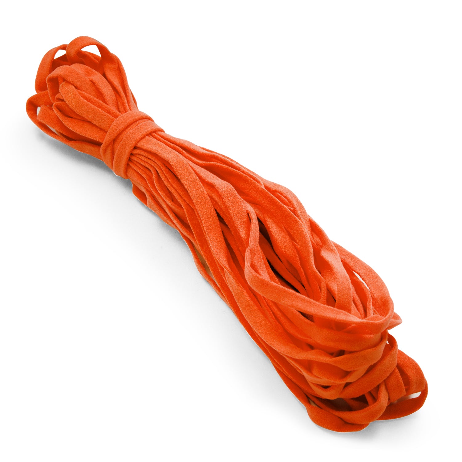 1/4" Ultra Soft Knit Elastic Band - 10 Yards Orange Elastic