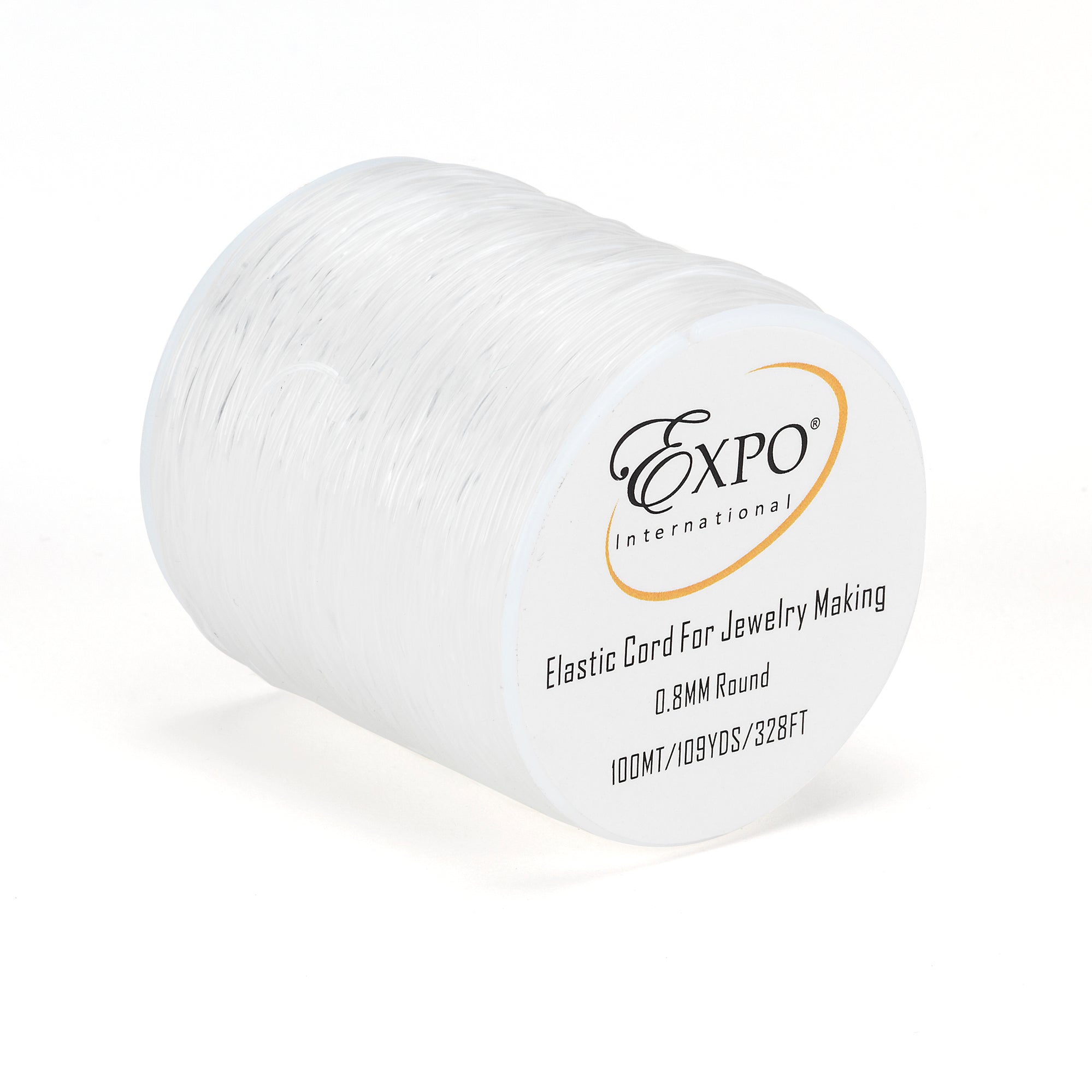 Elastic Stretch String Cord for Jewelry Making 0.8mm, in 100m Spool Clear Jewelry Beads