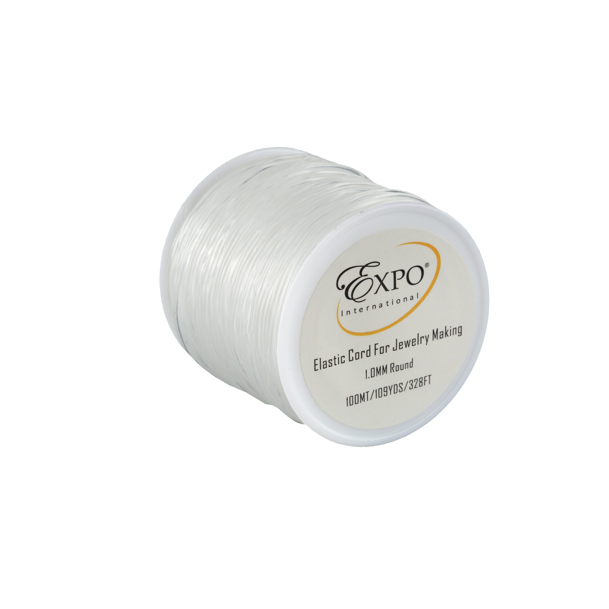 Elastic Stretch String Cord for Jewelry Making 1.0mm, in 100m Spool Clear Jewelry Beads