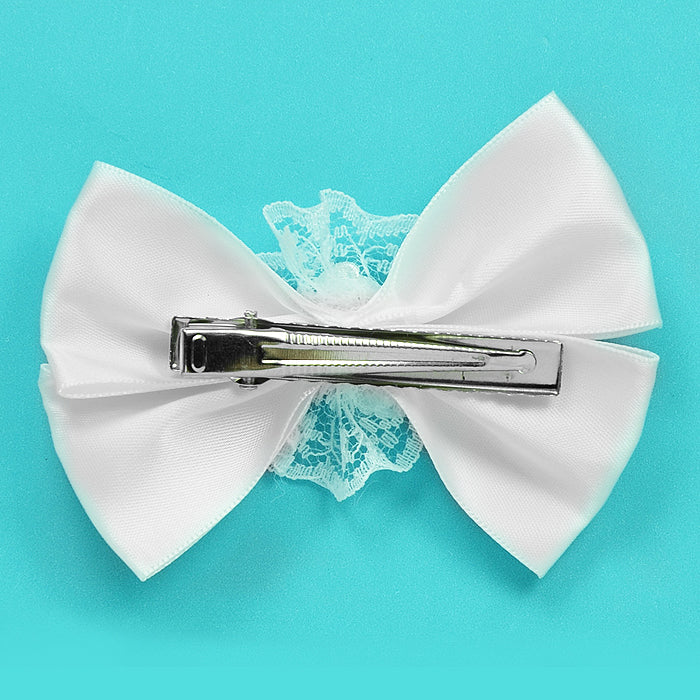 Ava Bow Triple Flower Embellishment w/clip Bargain Basement