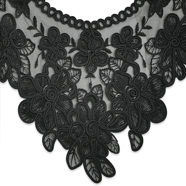 Juno Flower Lace Collar Applique/Patch 12" X 12" Bargain Basement