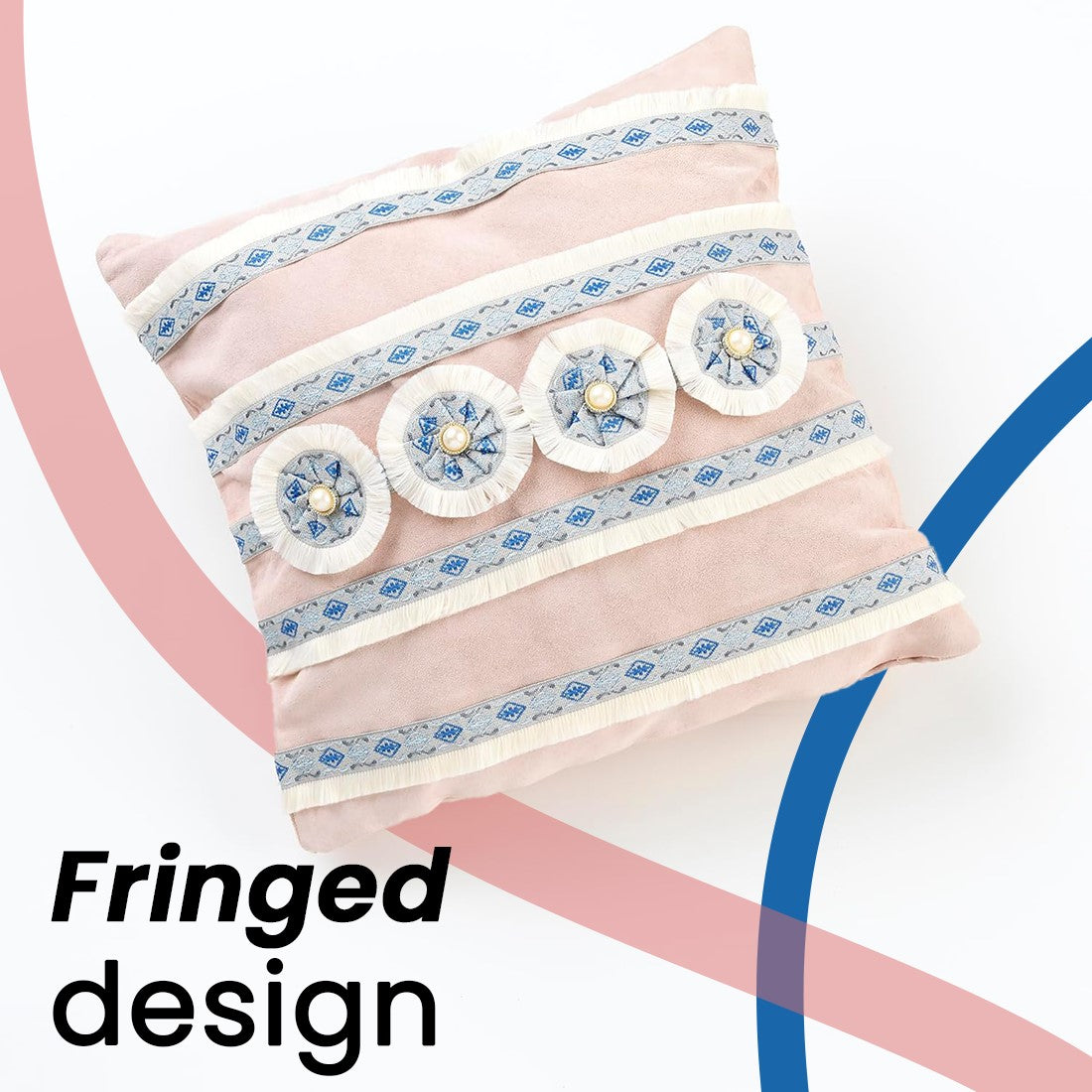Julia 1" Iron-on Trim (Sold by the Yard) Trims & Fringes