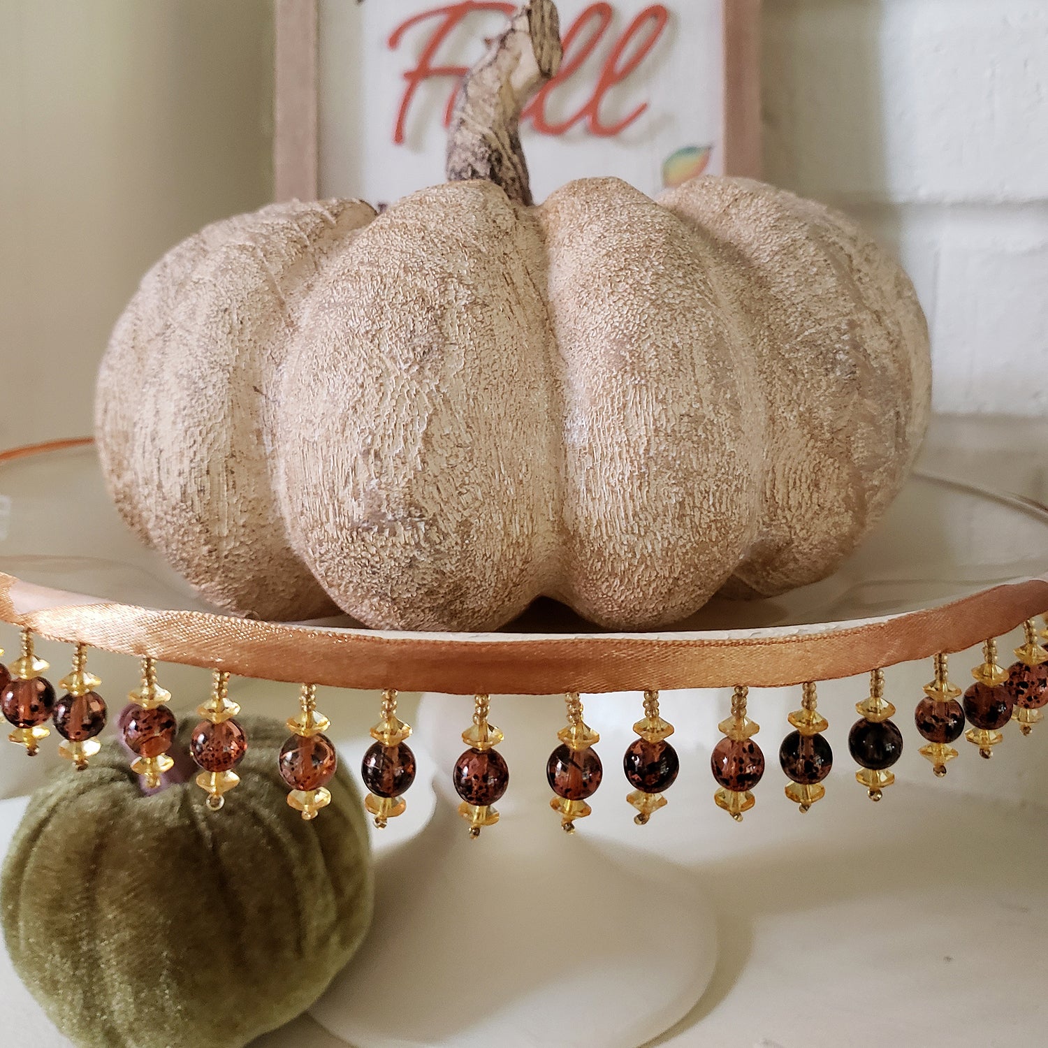 Bauble Beaded Fringe Trim (Sold by the Yard) Trims & Fringes