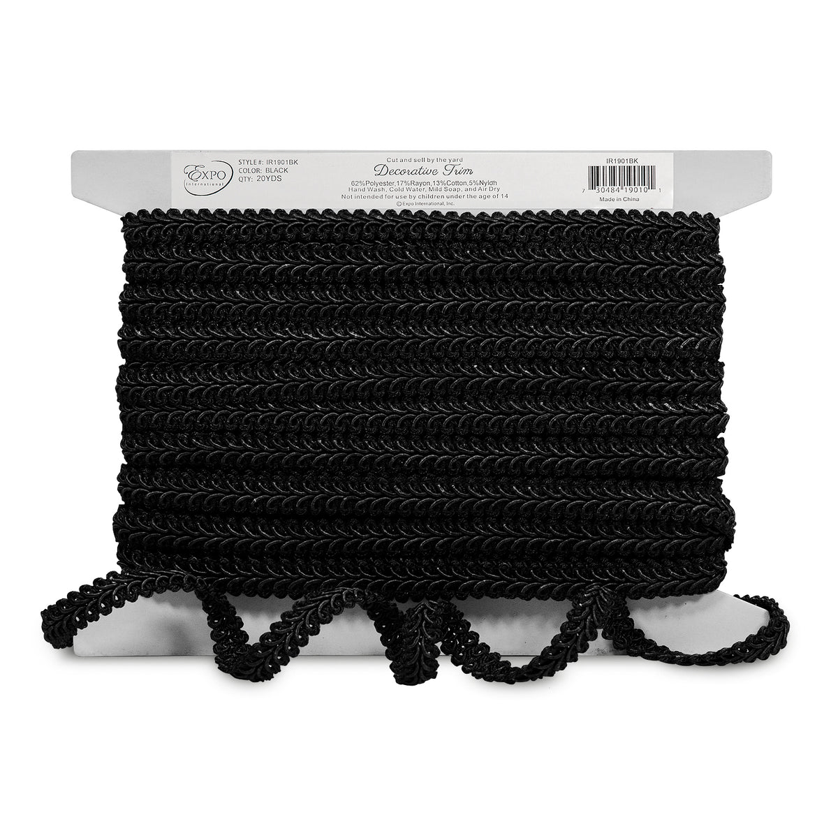 Alice Classic Woven Braid Trim (Sold by the Yard) Braid & Gimp Trims