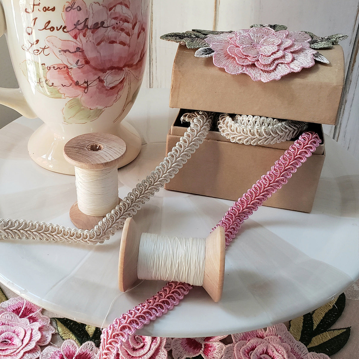 Alice Classic Woven Braid Trim (Sold by the Yard) Braid & Gimp Trims