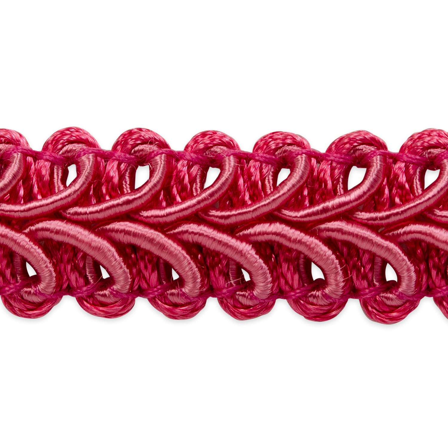 Alice Classic Woven Braid Trim (Sold by the Yard) Fuchsia Braid & Gimp Trims