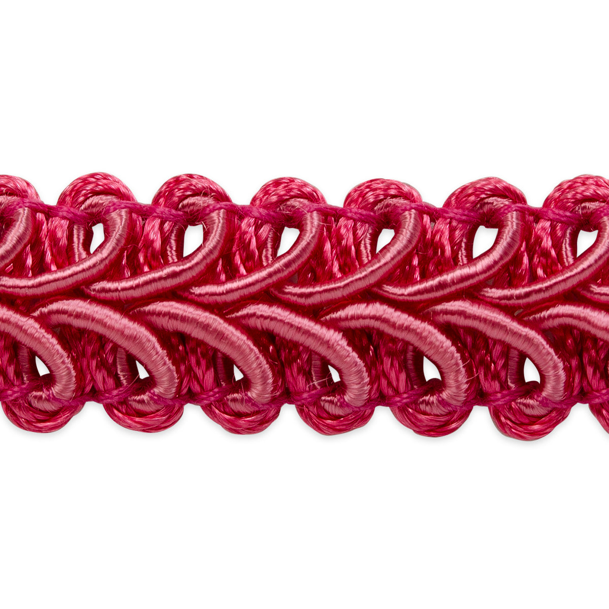 Alice Classic Woven Braid Trim (Sold by the Yard) Fuchsia Braid & Gimp Trims