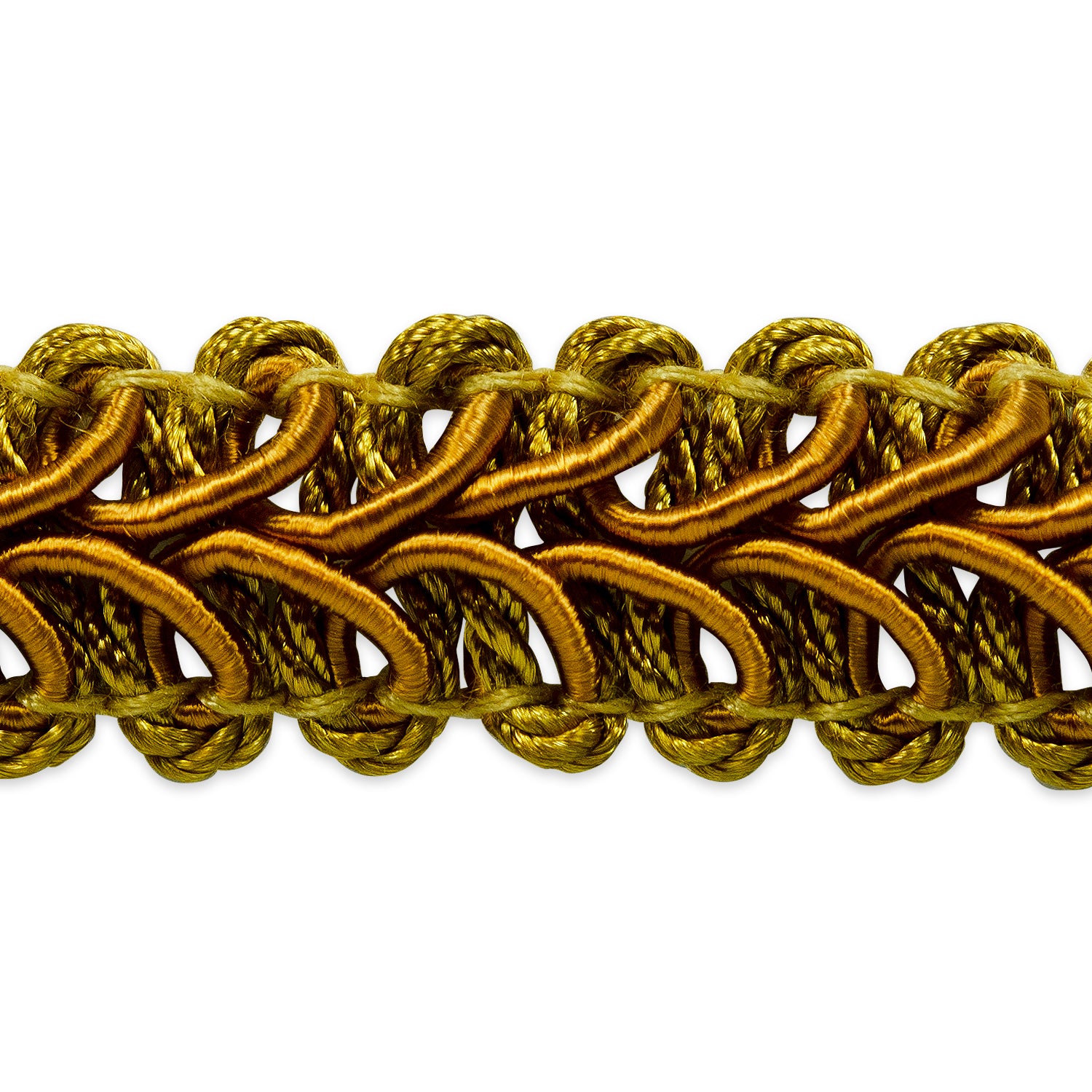 Alice Classic Woven Braid Trim (Sold by the Yard) Gold Braid & Gimp Trims