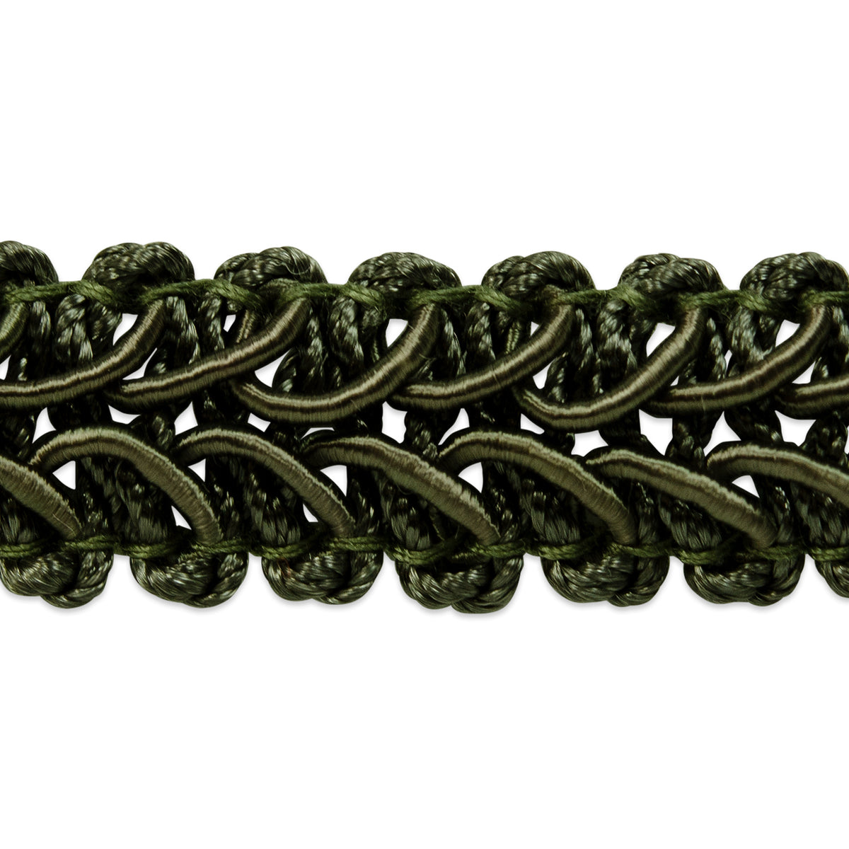Alice Classic Woven Braid Trim (Sold by the Yard) Hunter Green Braid & Gimp Trims
