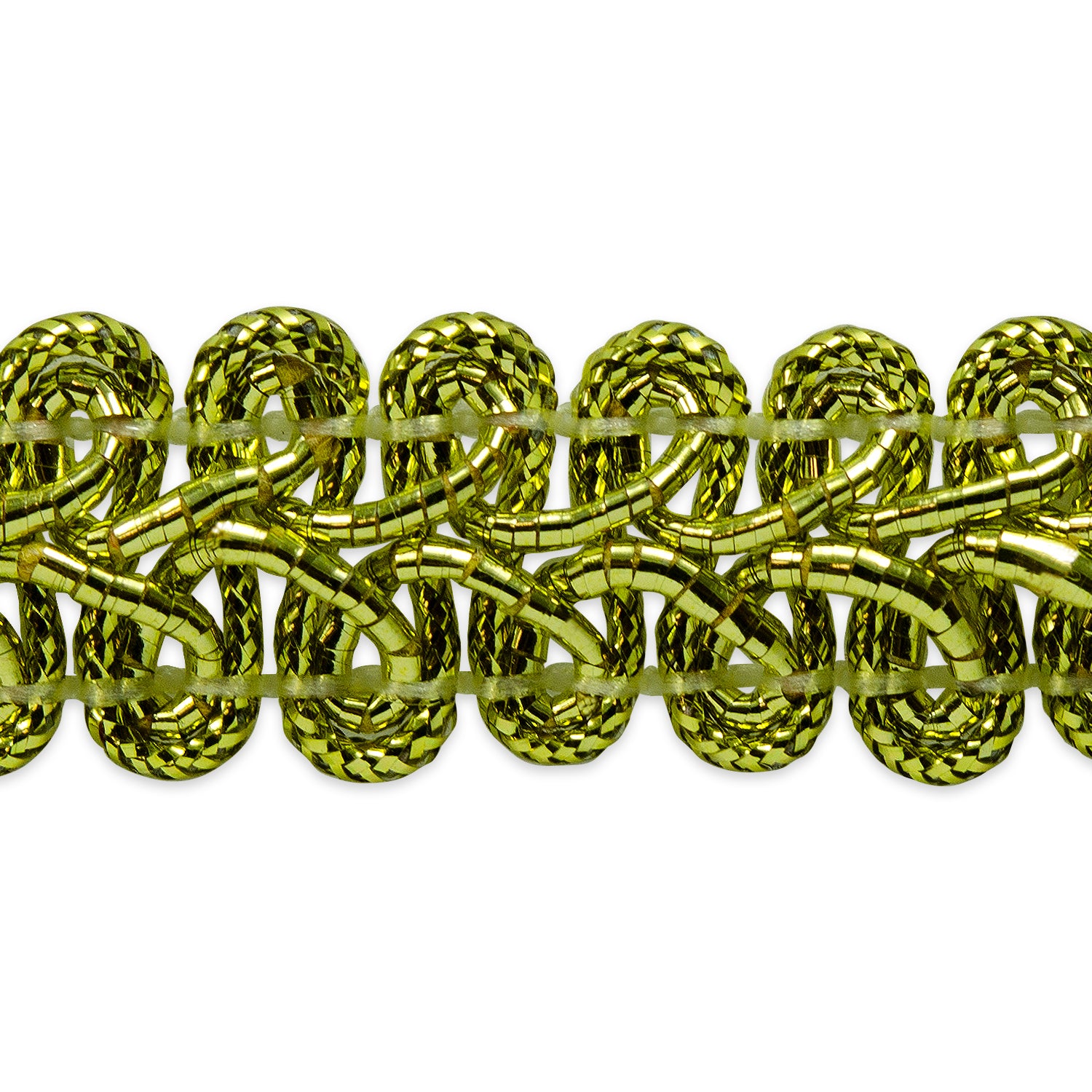 Alice Classic Woven Braid Trim (Sold by the Yard) Metallic Gold Braid & Gimp Trims