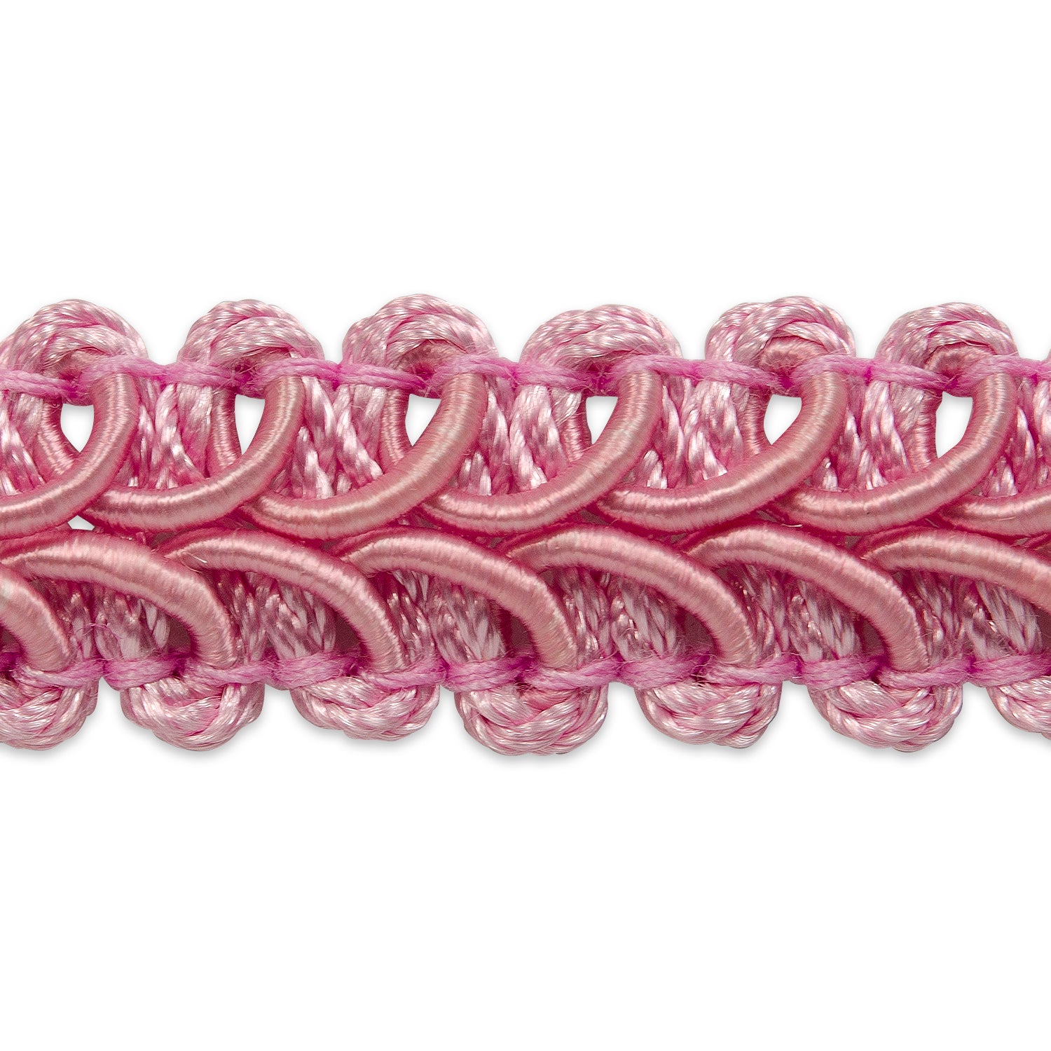 Alice Classic Woven Braid Trim (Sold by the Yard) Pink Braid & Gimp Trims