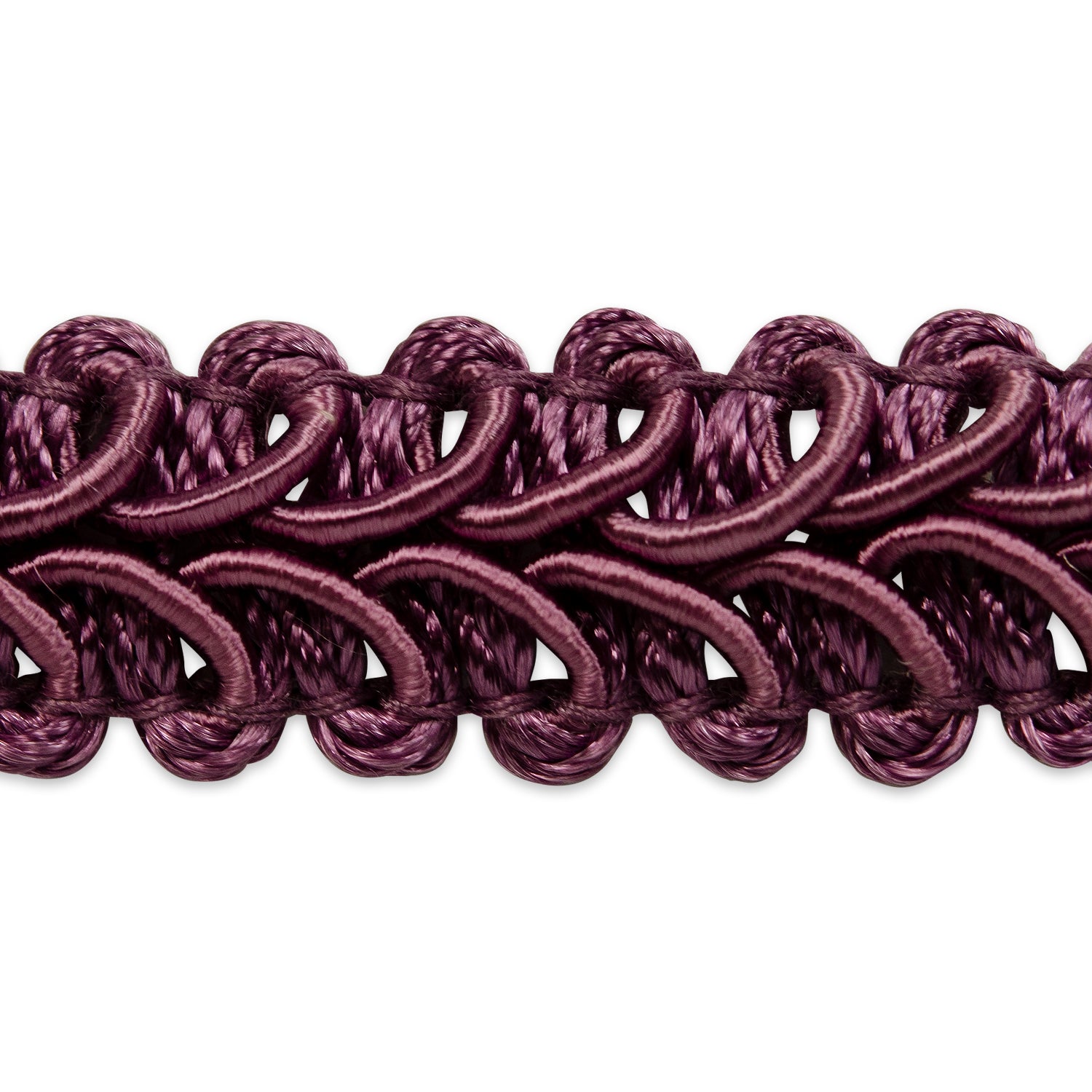 Alice Classic Woven Braid Trim (Sold by the Yard) Plum Braid & Gimp Trims