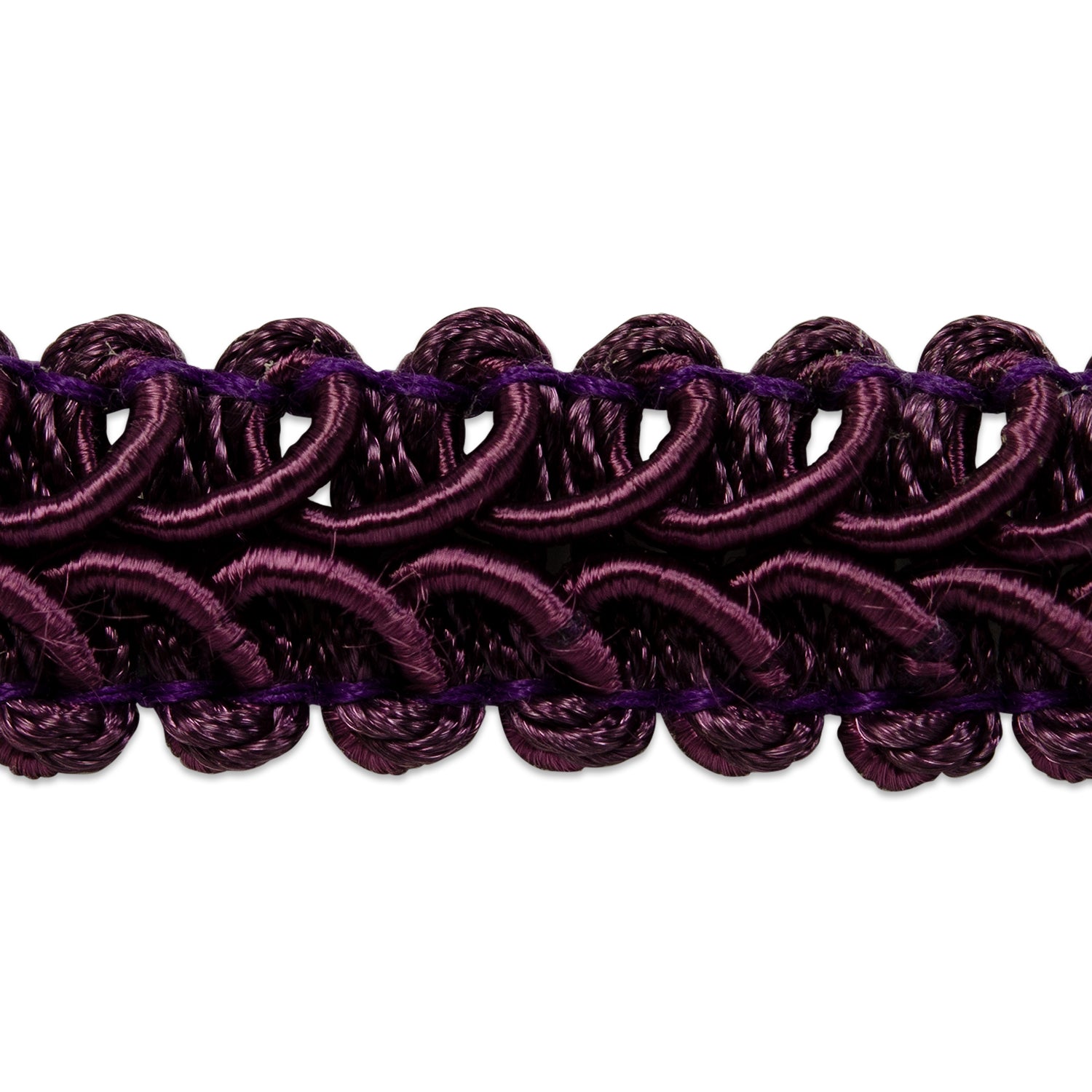 Alice Classic Woven Braid Trim (Sold by the Yard) Purple Braid & Gimp Trims