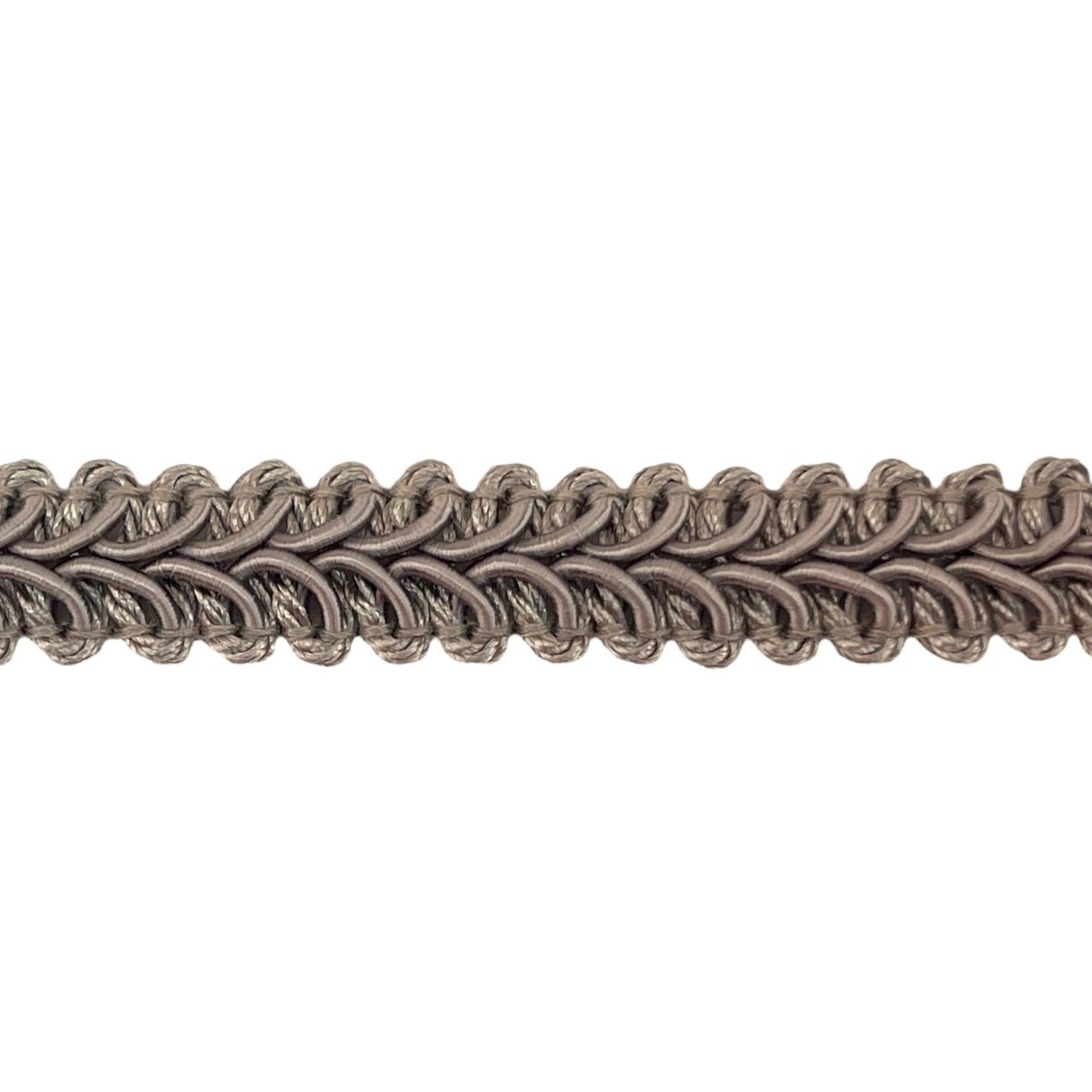 Alice Classic Woven Braid Trim (Sold by the Yard) Silver Grey Braid & Gimp Trims