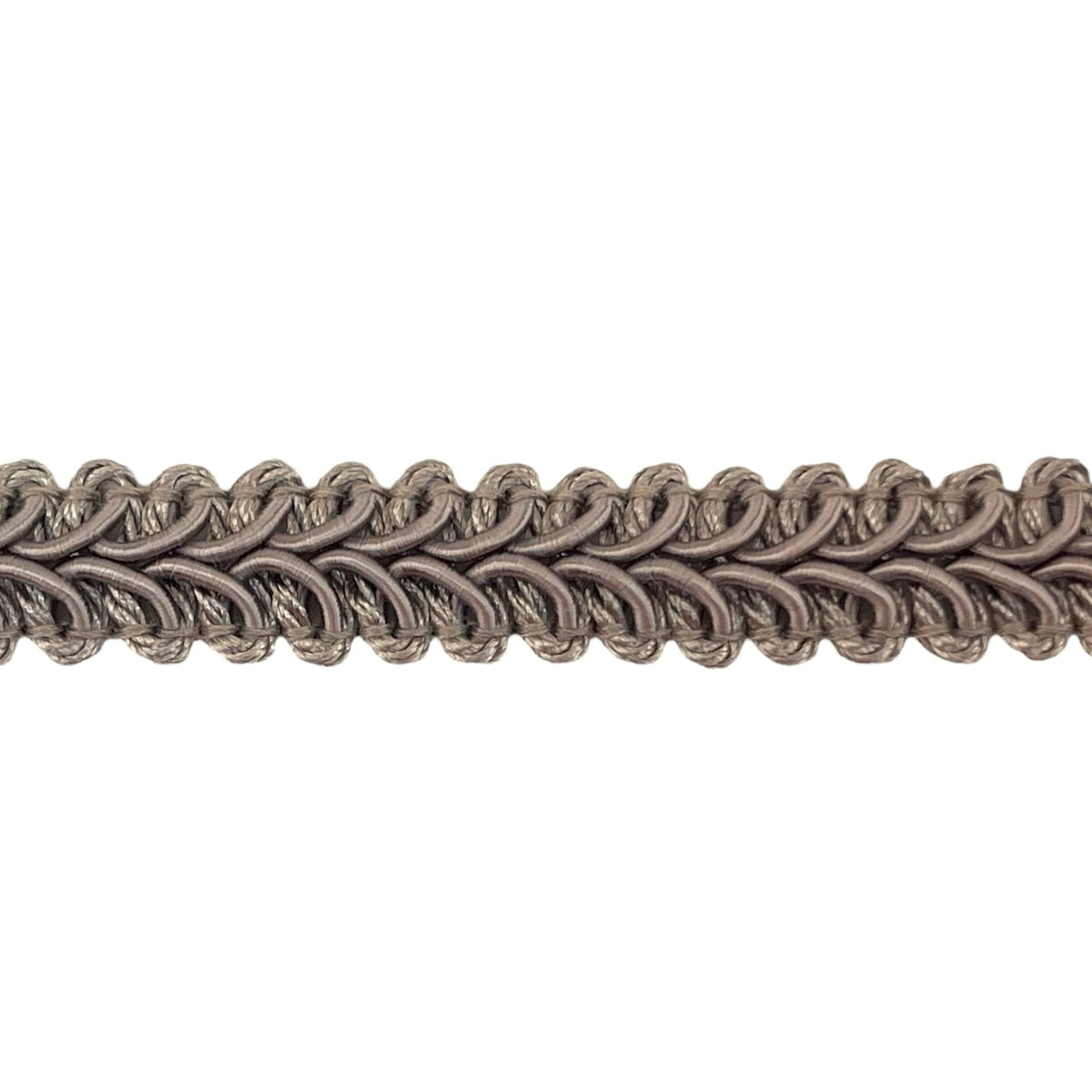 Alice Classic Woven Braid Trim (Sold by the Yard) Silver Grey Braid & Gimp Trims