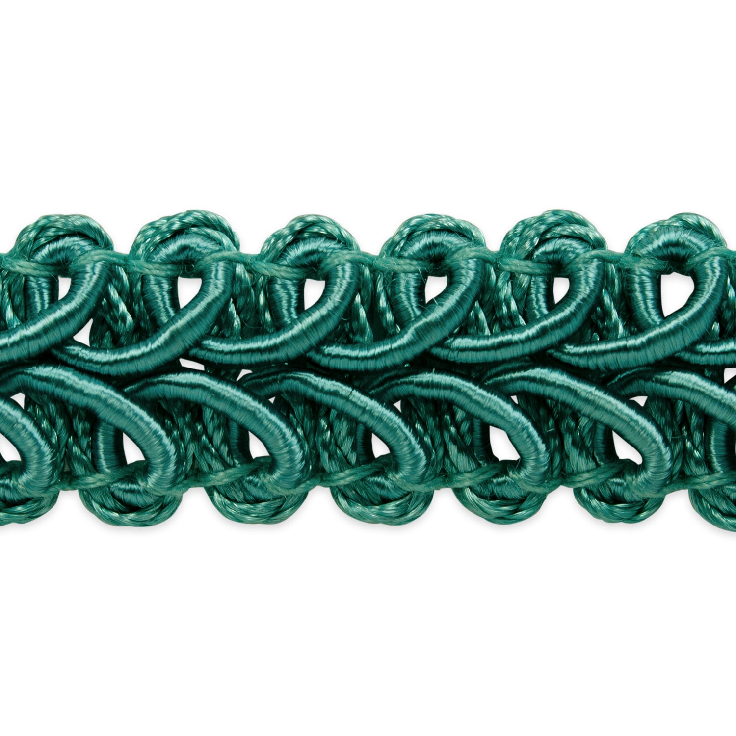 Alice Classic Woven Braid Trim (Sold by the Yard) Turquoise Braid & Gimp Trims
