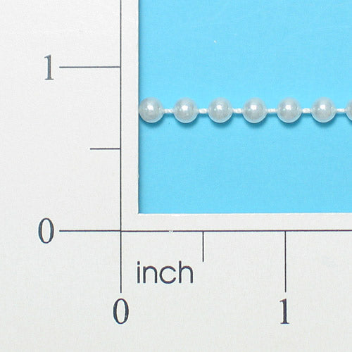 Strung Fused Pearl Trim Spool of 30 Yards - White Trims & Fringes