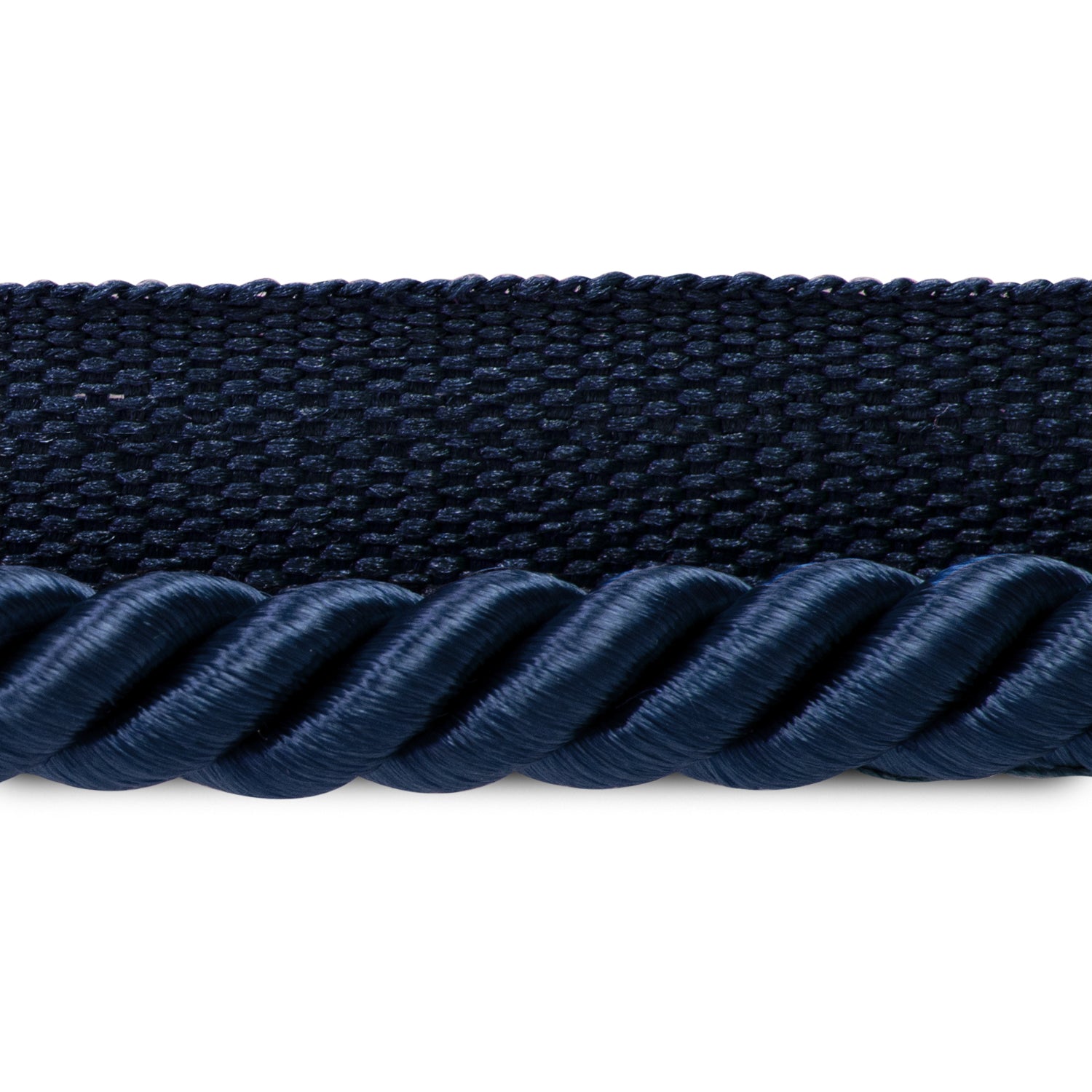 Emmerson 1/4" Twisted Lip Cord Trim (Sold by the Yard) Denim 1/4" Cords & Lip Cords