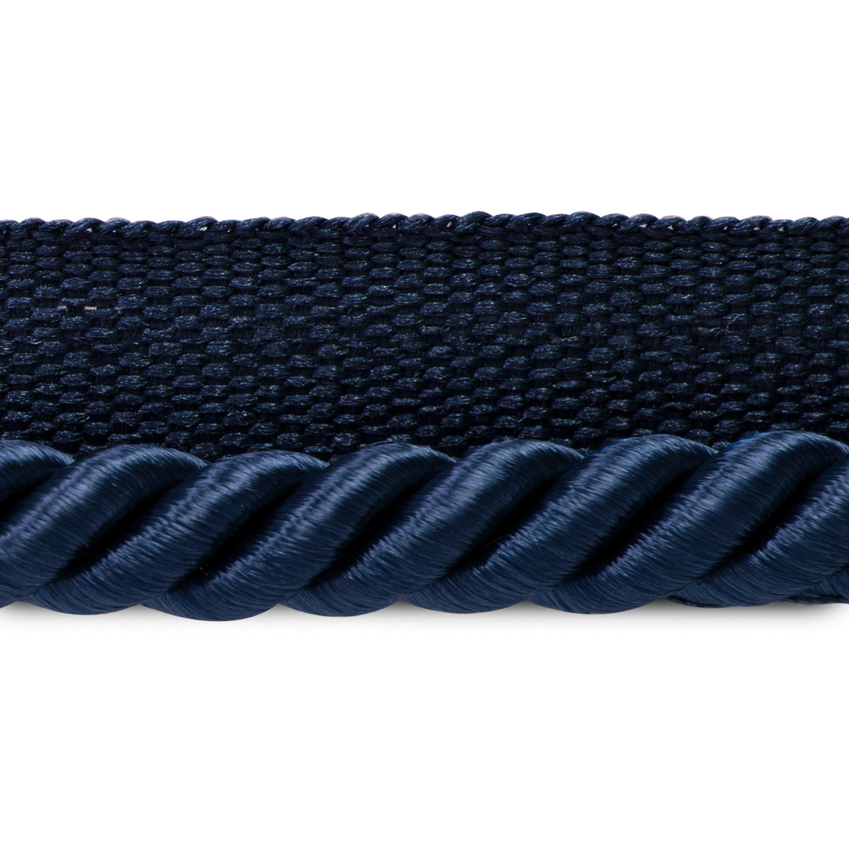 Emmerson 1/4" Twisted Lip Cord Trim (Sold by the Yard) Denim 1/4" Cords & Lip Cords