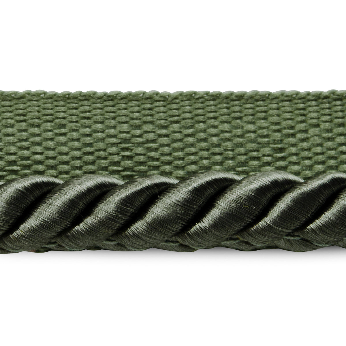 Emmerson 1/4" Twisted Lip Cord Trim (Sold by the Yard) Pewter 1/4" Cords & Lip Cords