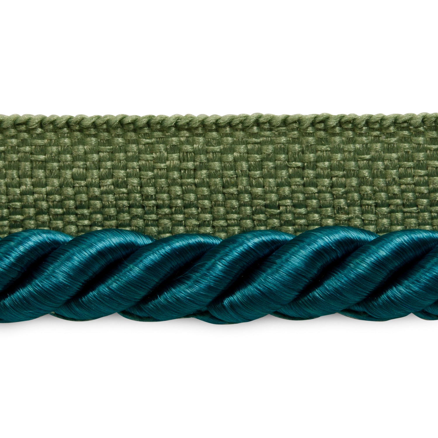 Emmerson 1/4" Twisted Lip Cord Trim (Sold by the Yard) Teal 1/4" Cords & Lip Cords