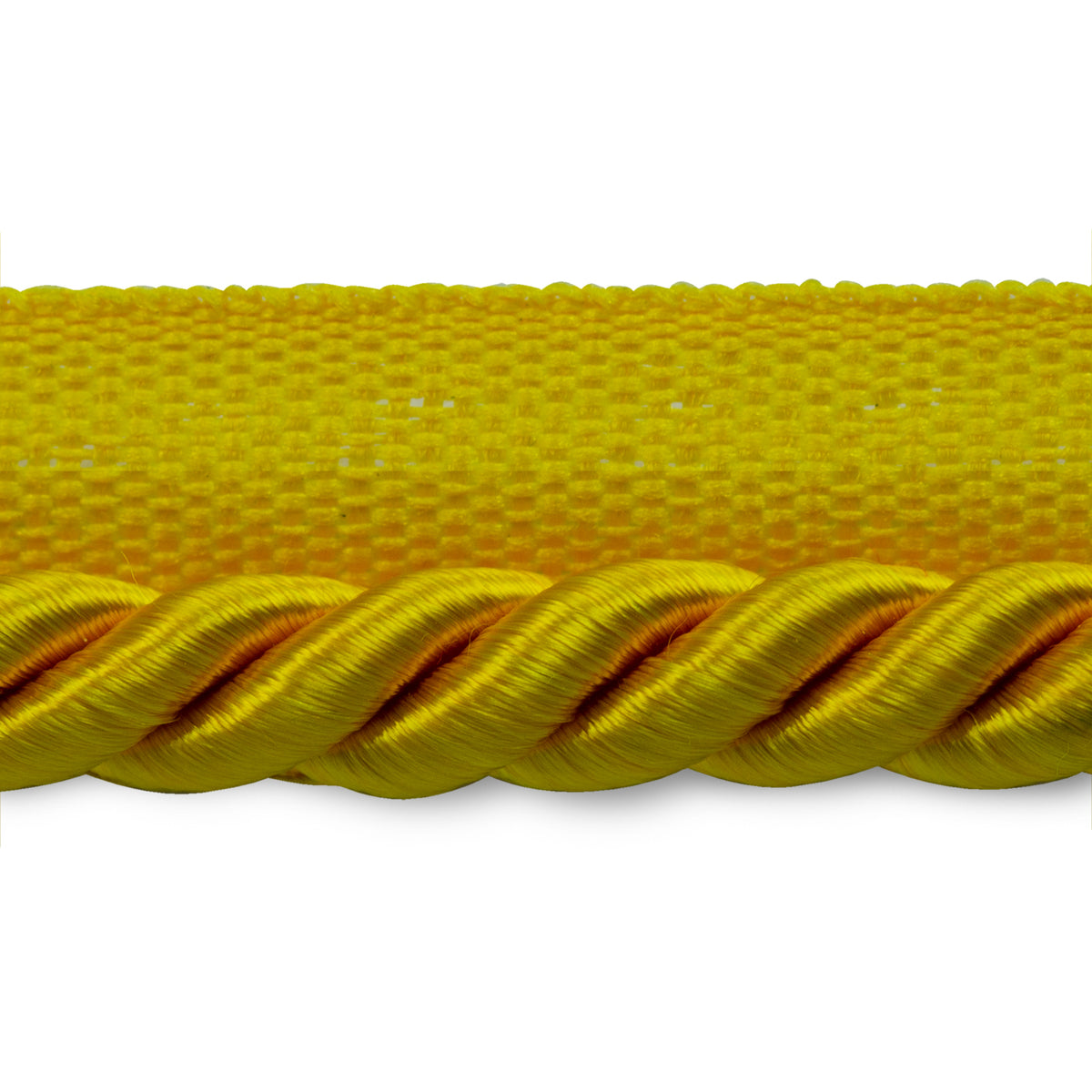 Emmerson 1/4" Twisted Lip Cord Trim (Sold by the Yard) Yellow Gold 1/4" Cords & Lip Cords