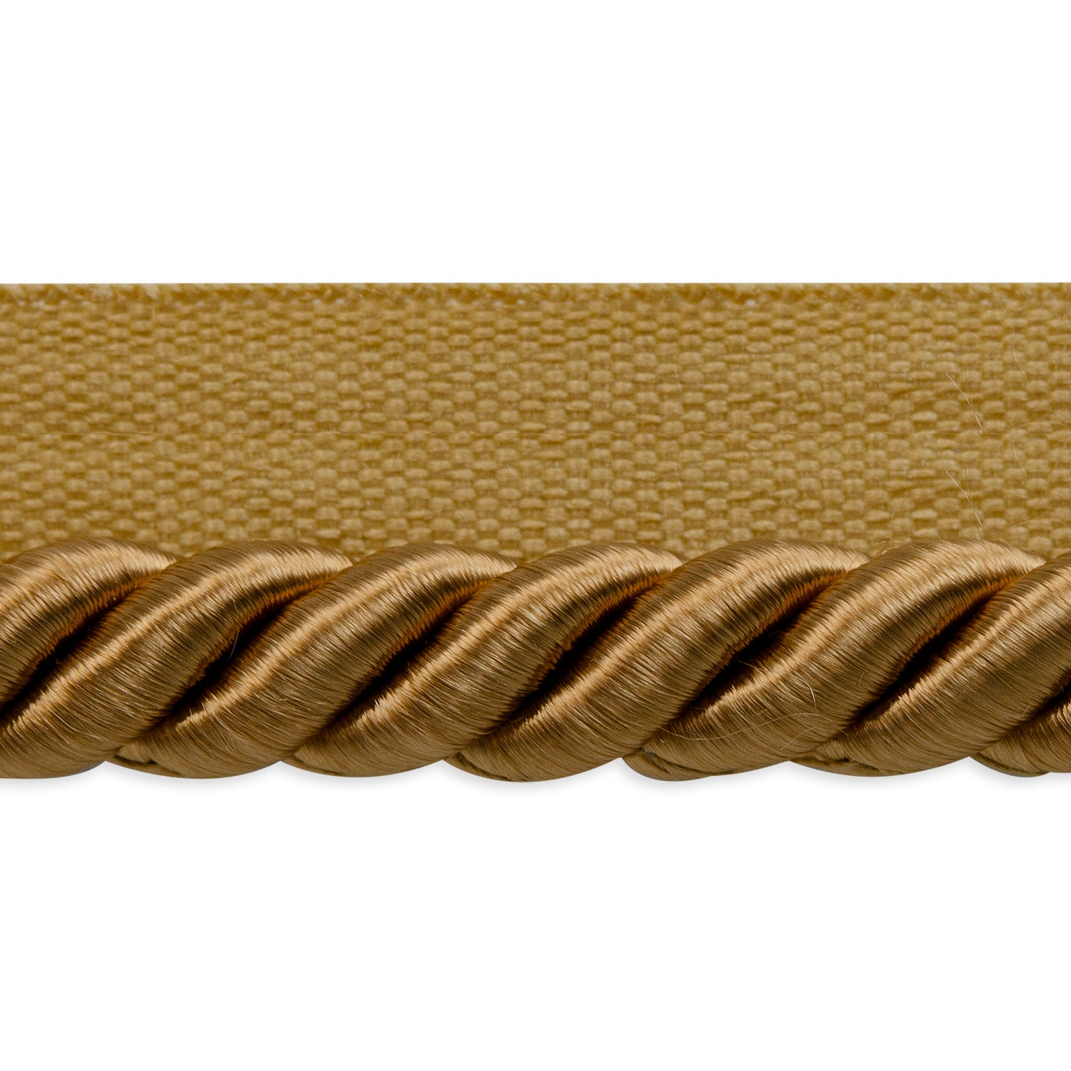 Hilda 3/8" Twisted Lip Cord Trim (Sold by the Yard) Gold 3/8" Cords & Lip Cords