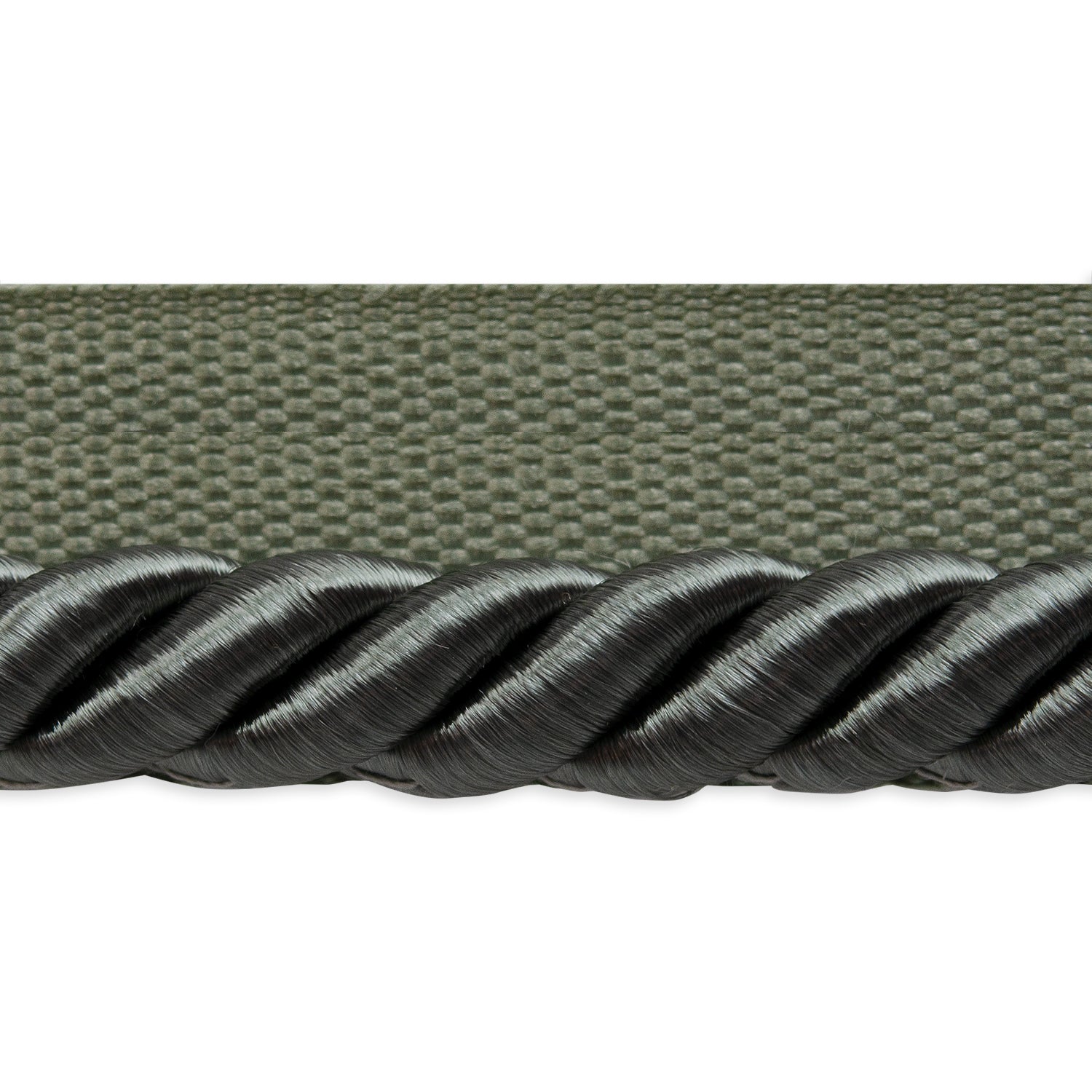 Hilda 3/8" Twisted Lip Cord Trim (Sold by the Yard) Pewter 3/8" Cords & Lip Cords