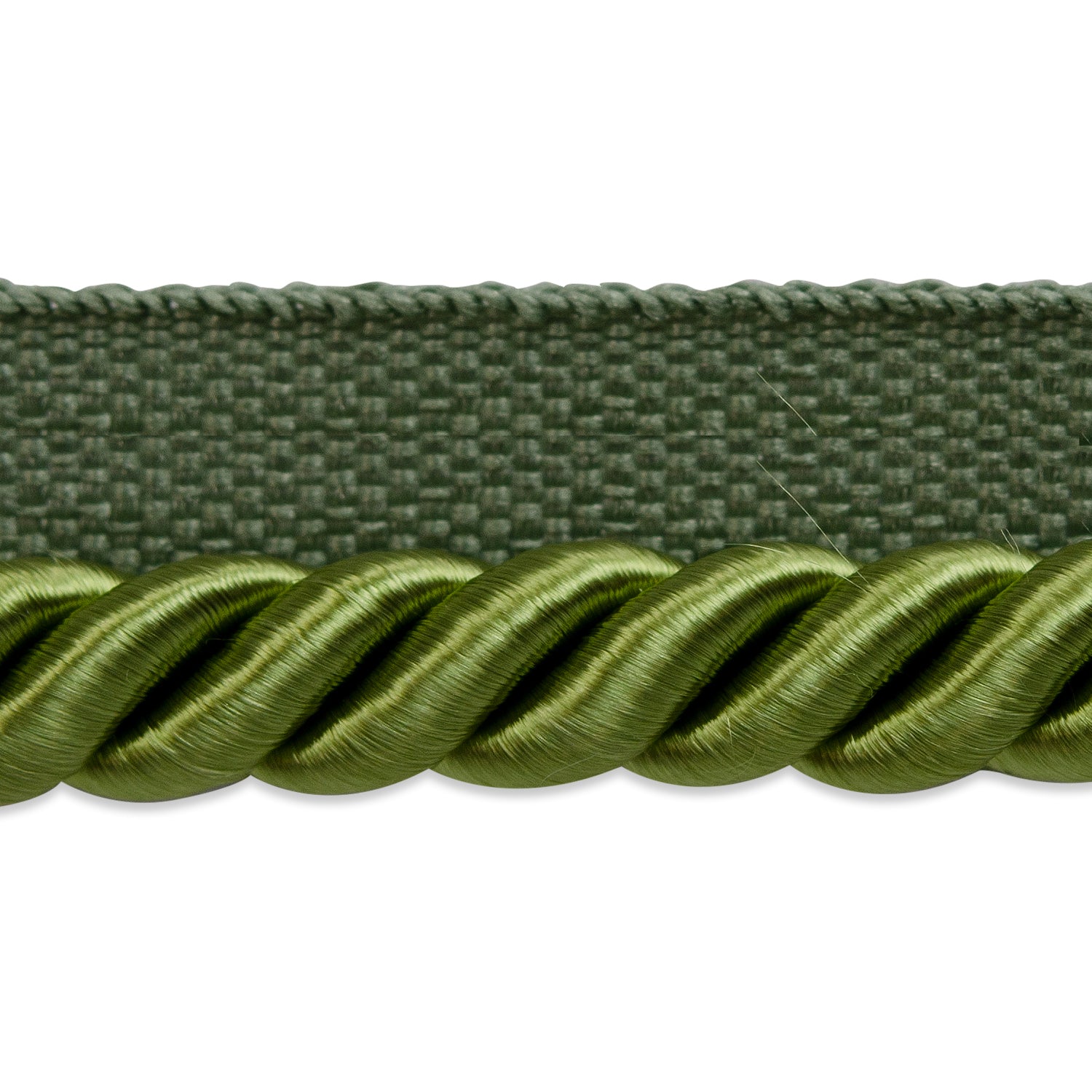 Hilda 3/8" Twisted Lip Cord Trim (Sold by the Yard) Sage 3/8" Cords & Lip Cords