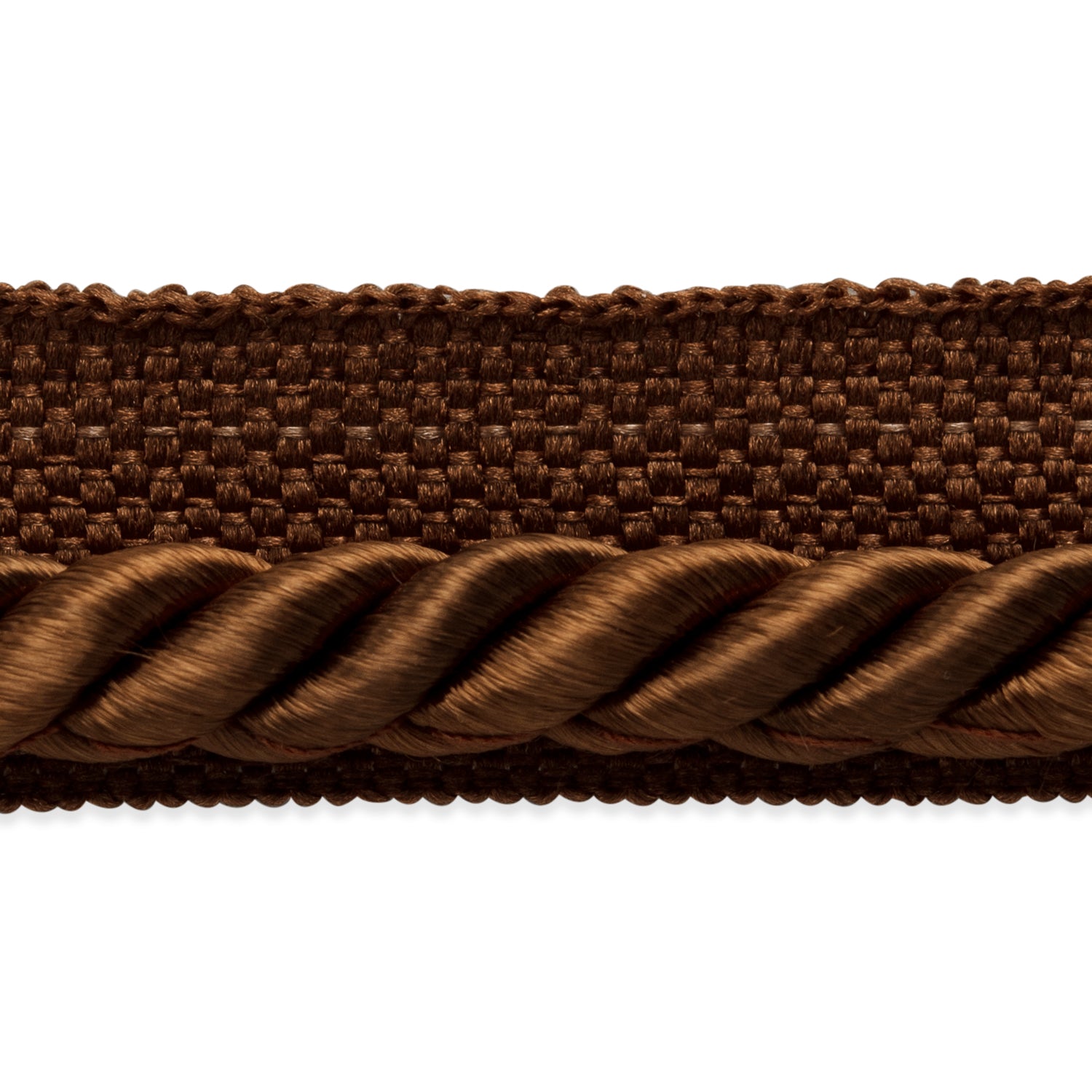 Ebony 1/8" Twisted Lip Cord Trim (Sold by the Yard) Cocoa 1/8" Cords & Lip Cords