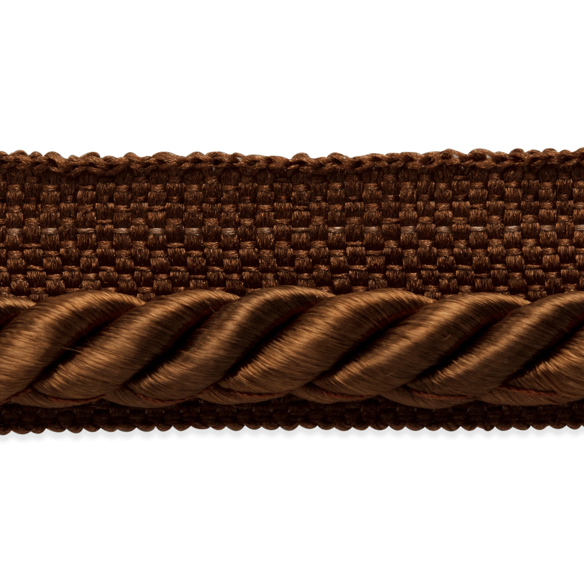 Ebony 1/8" Twisted Lip Cord Trim (Sold by the Yard) Cocoa 1/8" Cords & Lip Cords