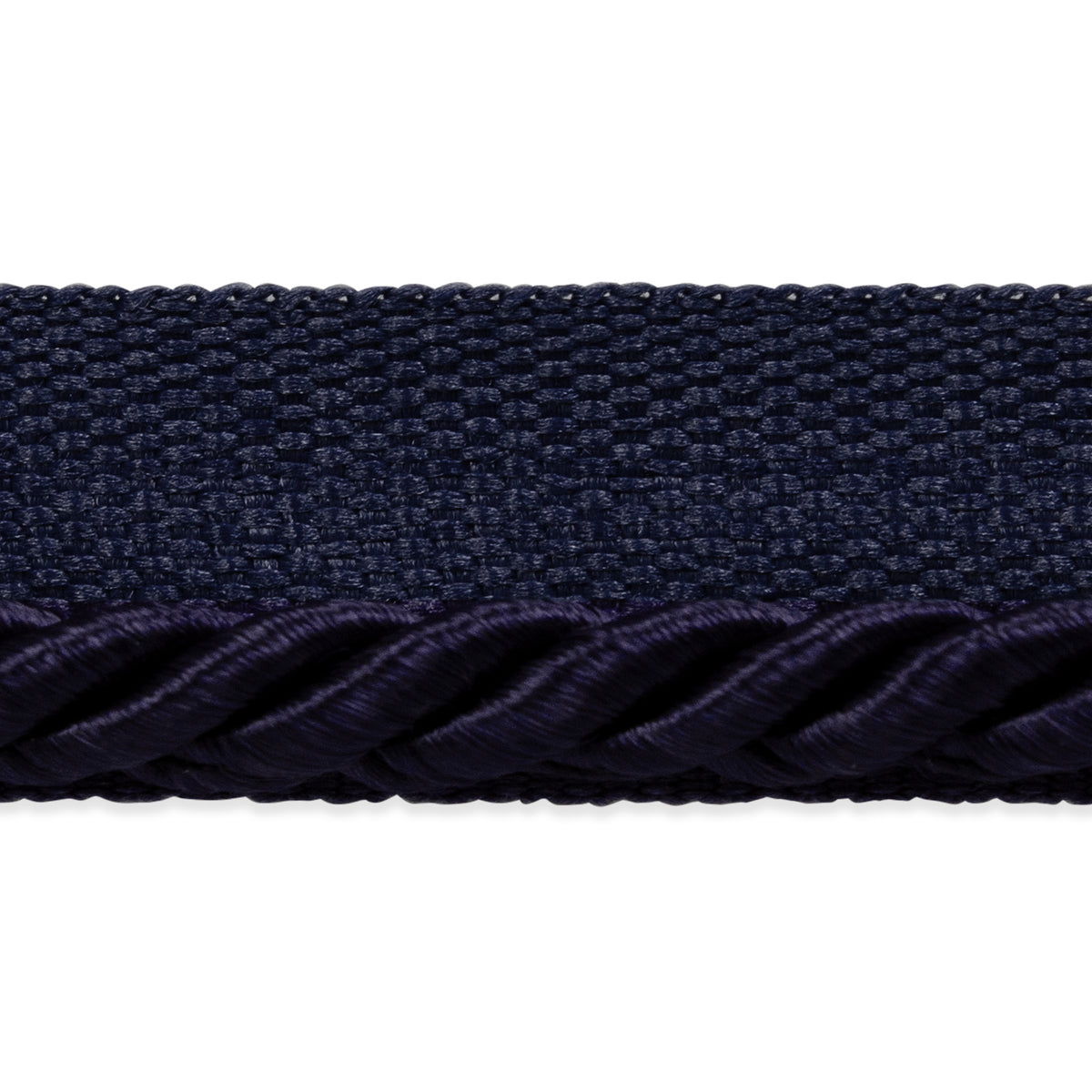 Ebony 1/8" Twisted Lip Cord Trim (Sold by the Yard) Navy Blue 1/8" Cords & Lip Cords