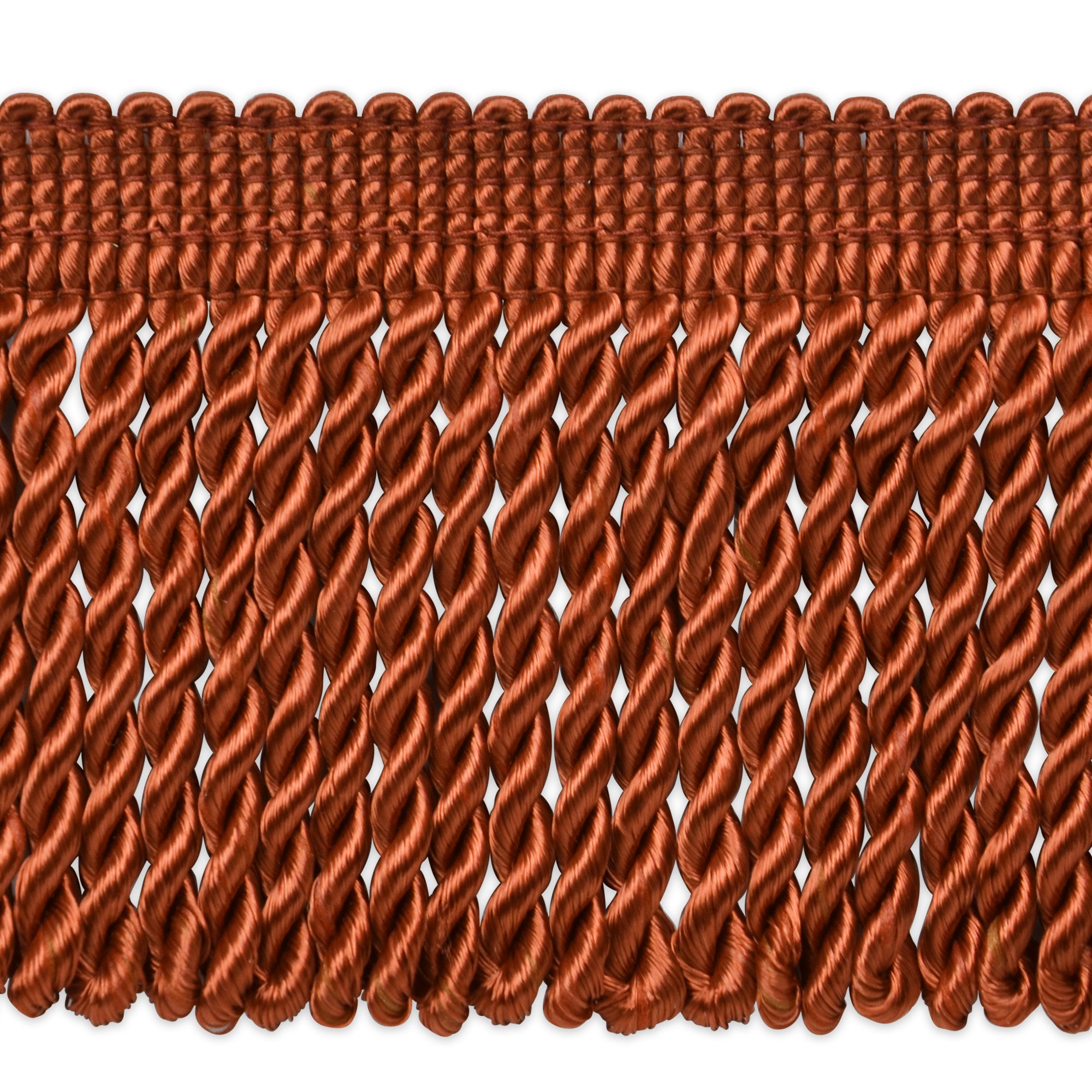 Cadee 3" Bullion Fringe Trim (Sold by the Yard) Cinnamon Bullion Fringe